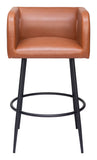 Horbat Barstool - Set of 2 Brown 109947 Zuo Modern