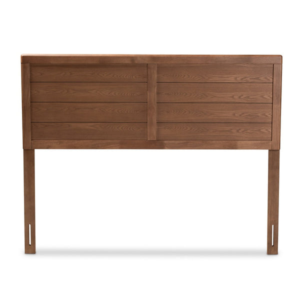 Baxton Studio Baxton Studio Mid-Century Modern Walnut Wood Headboard - Stylish Support for Your Bedroom Retreat Seren Full MG97093-Ash Walnut-HB-Full