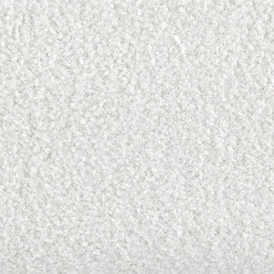 EuroStyle Beatrice Lounge Chair in White Fabric with Walnut Stained Wood Legs