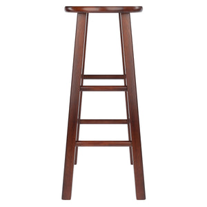 Winsome Wood Element 2-piece Walnut Bar Stool Set - Stylish, Compact Design For Kitchen & Dining Spaces Walnut Solid Wood 94270-winsome-wood