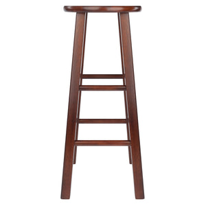 Winsome Wood Element 2-piece Walnut Bar Stool Set - Stylish, Compact Design For Kitchen & Dining Spaces Walnut Solid Wood 94270-winsome-wood