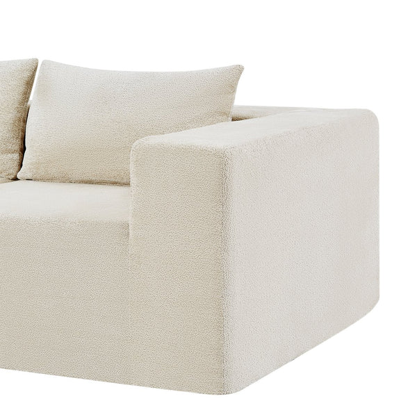 English Elm Christopher Knight Home® - 107" Compressed Sectional Sofas In Elegant Khaki - Modular Design, Cloud-Like Comfort & Durability! N771P346765V_N771P346766V