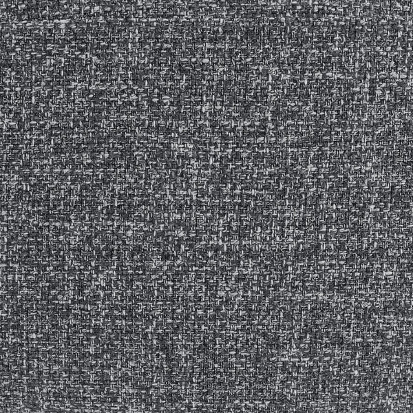 EuroStyle Brody Swivel Barrel Lounge Chair Upholstered with Pocket Springs and Steel Base Gray 94280-GRY