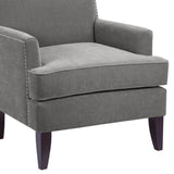 Madison Park Colton Transitional Track Arm Club Chair FPF18-0160 Grey