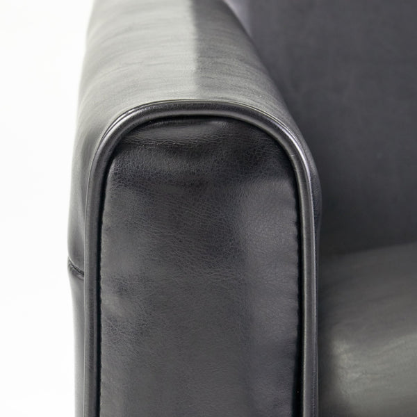English Elm Christopher Knight Home® - Black Black Fax Leather Push Back Chair — Ergonomic PU Leather Recliner, Plush Padding, Durable Frame 52422.00PUBLK