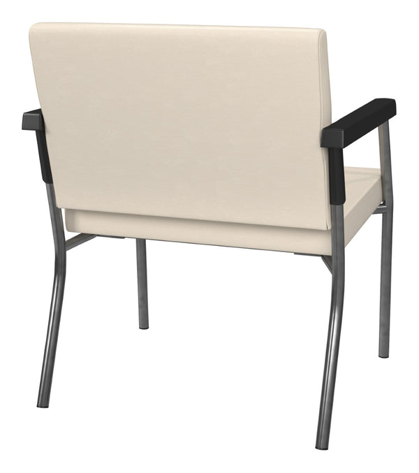 OSP Home Furnishings Bariatric Guest Chair with Reinforced Metal Frame and Plush Padded Seat for Medical Use BC9602-K004