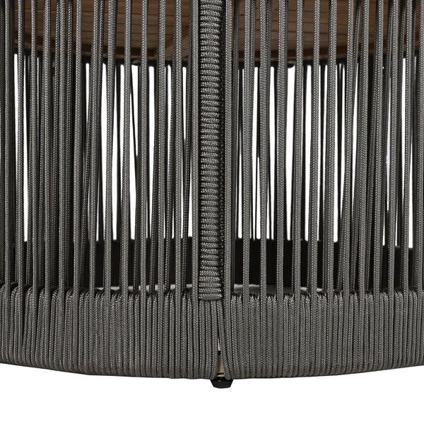 English Elm Christopher Knight Home® - Outdoor Rattan Rope & Acacia Wood Coffee Table – Stylish Weather-Resistant Patio Furniture Centerpiece N770P298632G