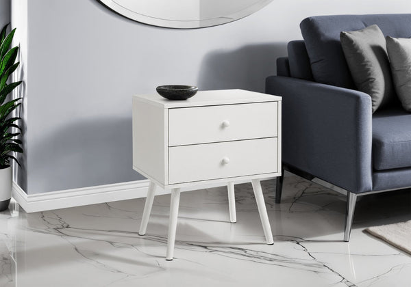 English Elm Accent Side Table Rustic Grey Laminate Compact Storage Cabinet Transitional Bedroom B2710P461697