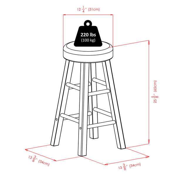 Winsome Wood Harrington 3-piece Drop Leaf High Table Set With Elegant Black Cushioned Stools In Walnut Finish Walnut Solid Wood 94302-winsome-wood