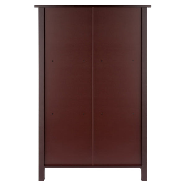 Winsome Wood Milan 3-section Bookshelf In Rich Walnut – Stylish Storage Solution For Books And Collectibles Walnut Solid ,Composite Wood 94328-winsome-wood