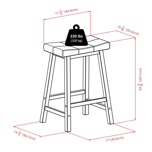 Winsome Wood Lynnwood 3-piece Space-saving Drop Leaf Table Set With Cushioned Saddle Stools In Rich Walnut Finish Walnut Solid Wood 94346-winsome-wood