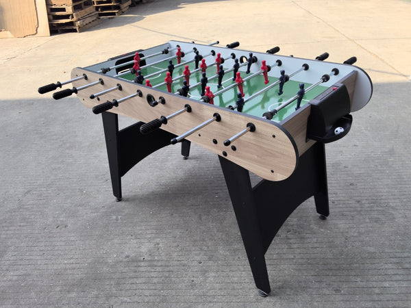 English Elm Soccer Foosball Table 4 Foot Chrome Rod Mdf Game Room Family Indoor Play W1936P304934