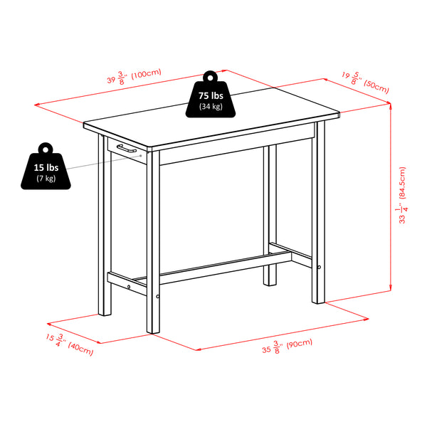 Winsome Wood Sally 3-piece Breakfast Table Set With Stylish V-back Stools, Durable Wood In Rich Walnut Finish Walnut Solid ,Composite Wood 94364-winsome-wood