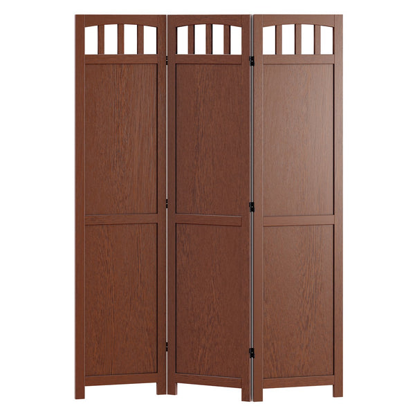 Winsome Wood William Folding Screen Divider - Stylish Walnut Privacy Solution For Home & Easy Storage Option Walnut Solid Wood 94370-winsome-wood