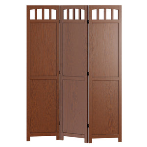 Winsome Wood William Folding Screen Divider - Stylish Walnut Privacy Solution For Home & Easy Storage Option Walnut Solid Wood 94370-winsome-wood