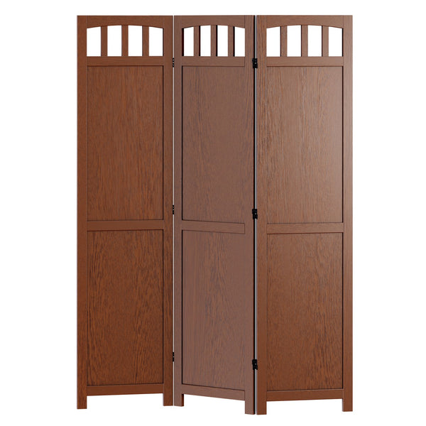 Winsome Wood William Folding Screen Divider - Stylish Walnut Privacy Solution For Home & Easy Storage Option Walnut Solid Wood 94370-winsome-wood
