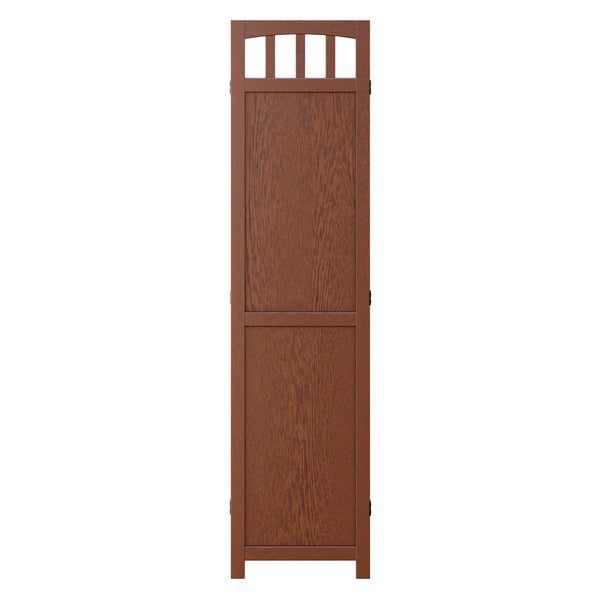 Winsome Wood William Folding Screen Divider - Stylish Walnut Privacy Solution For Home & Easy Storage Option Walnut Solid Wood 94370-winsome-wood