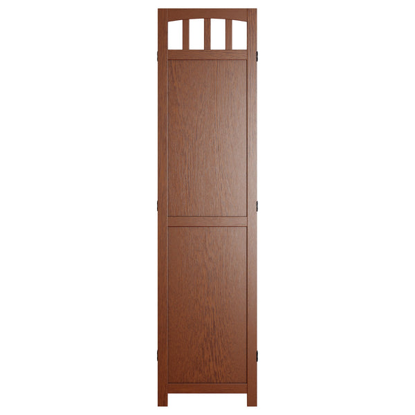 Winsome Wood William Folding Screen Divider - Stylish Walnut Privacy Solution For Home & Easy Storage Option Walnut Solid Wood 94370-winsome-wood