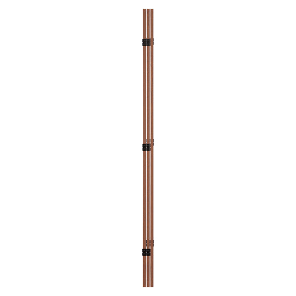 Winsome Wood William Folding Screen Divider - Stylish Walnut Privacy Solution For Home & Easy Storage Option Walnut Solid Wood 94370-winsome-wood