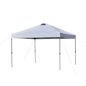 English Elm Outsunny 10' X 10' Instant Pop-Up Canopy Tent With Adjustable Height, Carry Bag & Ventilated Roof W2225P200700-GIGA