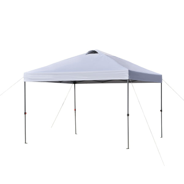 English Elm Outsunny 10' X 10' Instant Pop-Up Canopy Tent With Adjustable Height, Carry Bag & Ventilated Roof W2225P200700-GIGA