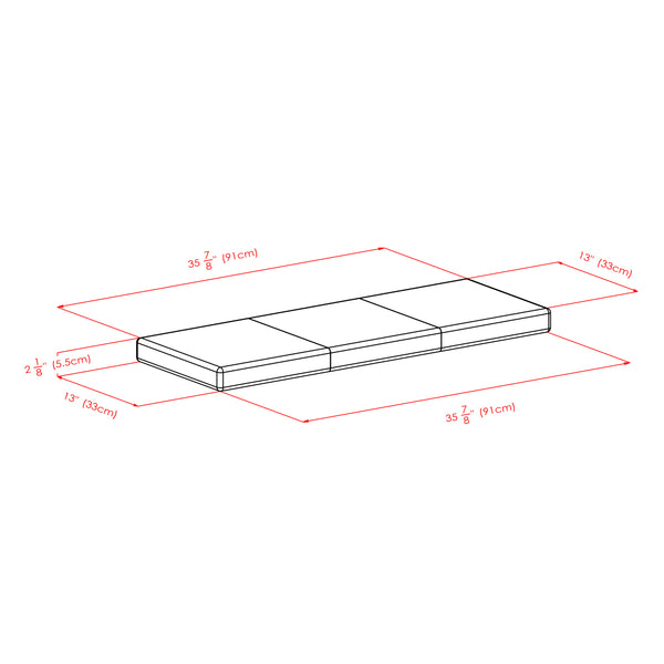 Winsome Wood Charleston Stylish 2-piece Storage Bench With Faux Leather Cushion - Walnut Finish & Hidden Storage Solutions Walnut Solid ,Composite Wood 94392-winsome-wood