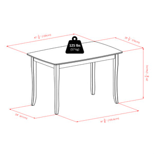 Winsome Wood Inglewood 3-piece Dining Table Set With Keyhole Chairs, Solid Wood, Elegant Walnut Finish, Farmhouse Charm Walnut Solid Wood 94398-winsome-wood