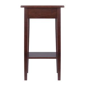 Winsome Wood Regalia Accent Table - Stylish Walnut Side Table With Drawer & Shelf For Living Room Or Bedroom Walnut Solid ,Composite Wood 94430-winsome-wood