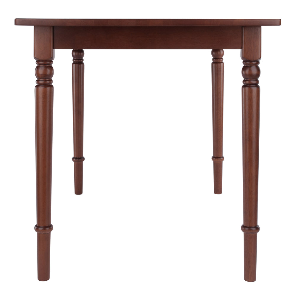 Winsome Wood Ravenna Rectangle Dining Table - Solid Walnut, Vintage Farmhouse Design For Cozy Dining Spaces Walnut Solid Wood 94449-winsome-wood