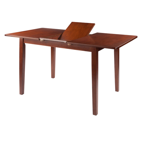Winsome Wood Darren Dining Table With Self-storing Extension Leaf - Stylish Walnut Design For Modern Homes Walnut Solid ,Composite Wood 94457-winsome-wood