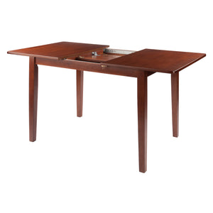 Winsome Wood Darren Dining Table With Self-storing Extension Leaf - Stylish Walnut Design For Modern Homes Walnut Solid ,Composite Wood 94457-winsome-wood