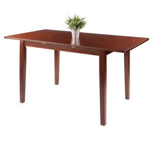 Winsome Wood Darren Dining Table With Self-storing Extension Leaf - Stylish Walnut Design For Modern Homes Walnut Solid ,Composite Wood 94457-winsome-wood