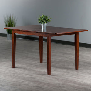 Winsome Wood Darren Dining Table With Self-storing Extension Leaf - Stylish Walnut Design For Modern Homes Walnut Solid ,Composite Wood 94457-winsome-wood