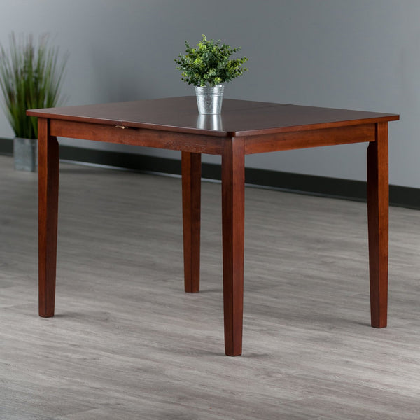 Winsome Wood Darren Dining Table With Self-storing Extension Leaf - Stylish Walnut Design For Modern Homes Walnut Solid ,Composite Wood 94457-winsome-wood