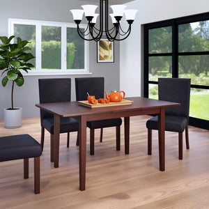 Winsome Wood Darren Dining Table With Self-storing Extension Leaf - Stylish Walnut Design For Modern Homes Walnut Solid ,Composite Wood 94457-winsome-wood