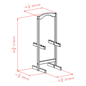 Winsome Wood Alex 5-piece Snack Table Set In Rich Walnut – Stylish, Foldable, And Space-saving For Easy Entertaining! Walnut Solid Wood 94533-winsome-wood