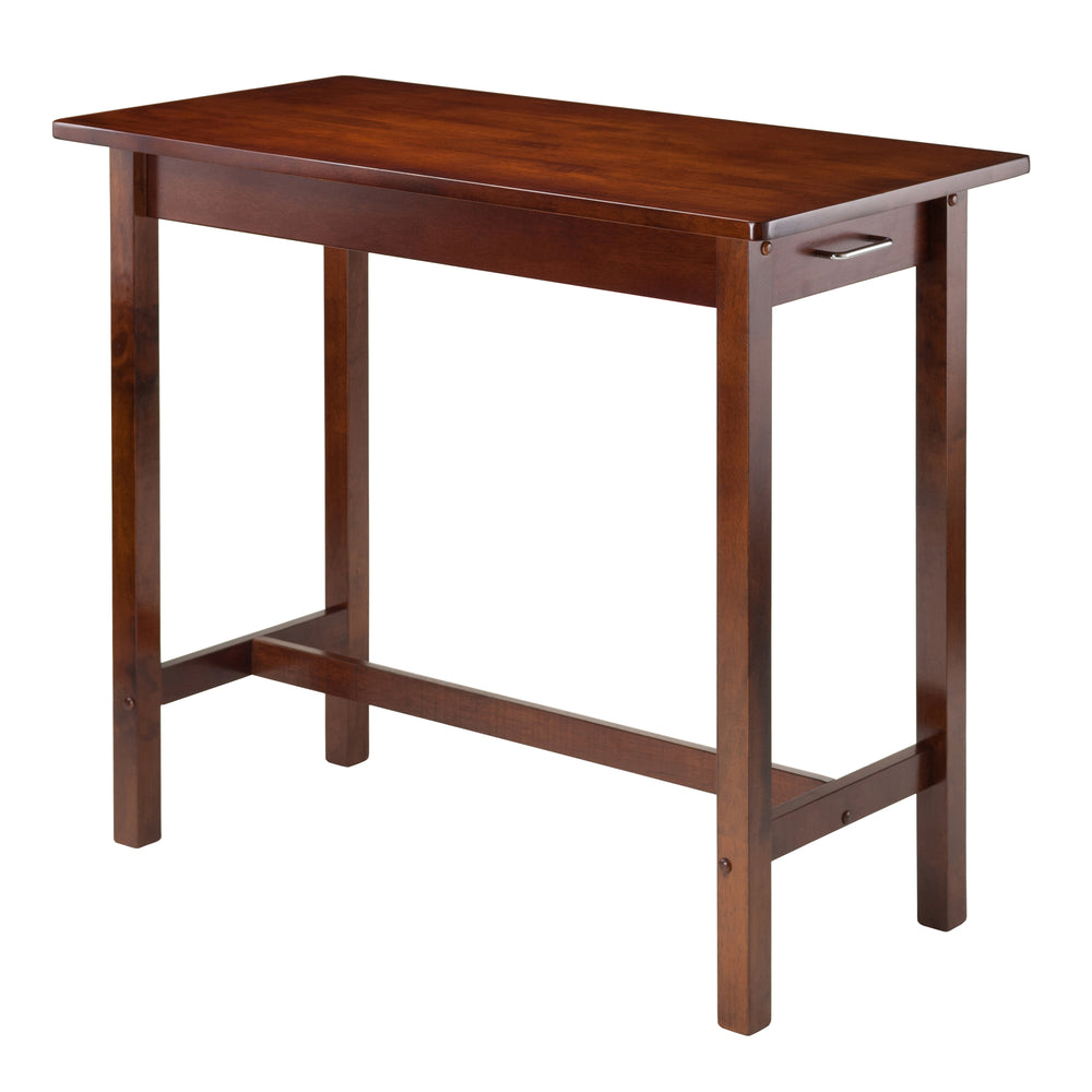 Winsome Wood Sally Breakfast Table - Versatile Walnut Dining Solution For Small Spaces With Storage Drawers Walnut Solid ,Composite Wood 94540-winsome-wood
