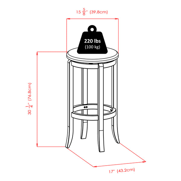 Winsome Wood Fiona 5-piece Dining Set With Swivel Bar Stools - Chic Walnut Finish For Small Spaces & Gatherings Walnut Solid Wood 94581-winsome-wood