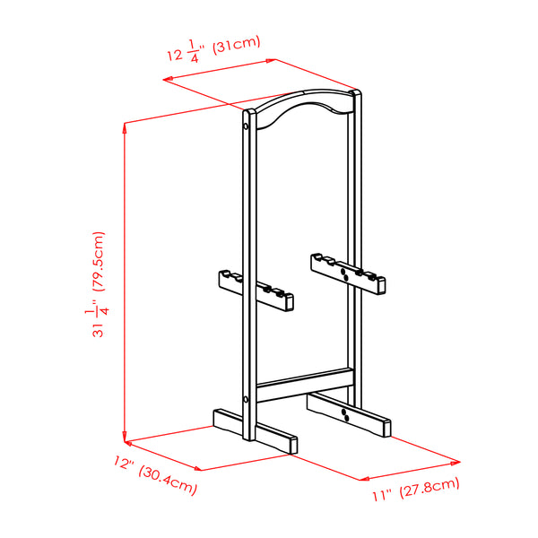 Winsome Wood Corbett 5-piece Oversize Snack Table Set - Stylish Walnut Finish, Easy Assembly & Compact Storage Walnut Solid ,Composite Wood 94594-winsome-wood