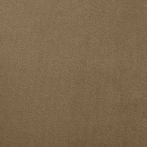 Meridian Furniture Zuno Sculptural Velvet Upholstered Dining Chair with Solid Wood Frame for Modern Interiors Beige 945Beige-C