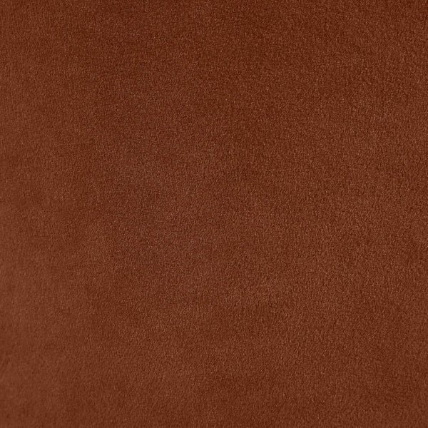 Meridian Furniture Zuno Sculptural Velvet Upholstered Dining Chair with Solid Wood Frame for Modern Interiors Cognac 945Cognac-C