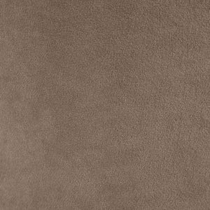 Meridian Furniture Zuno Sculptural Velvet Upholstered Dining Chair with Solid Wood Frame for Modern Interiors Taupe 945Taupe-C