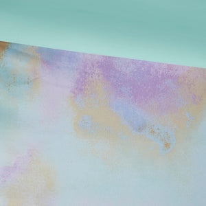 JLA Home Intelligent Design - Watercolor Dream Tie Dye Comforter Set with Piped Edges, Hypoallergenic Fill & Antimicrobial Care 90 L x 68 W x 1H ID10-1987