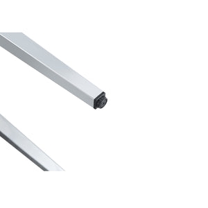 English Elm Four PU dining chairs with sleek silver metal legs, ergonomic PU seats, anti-slip feet, easy assembly, modern minimalist style Black+Silver W1151P269018