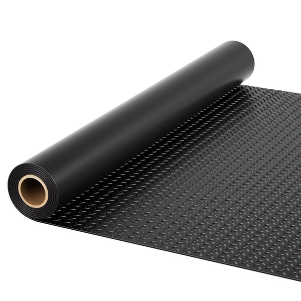 English Elm Thickened Diamond Embossed Pvc Garage Floor Roll Heavy Duty Anti Slip Mat T3210P422242