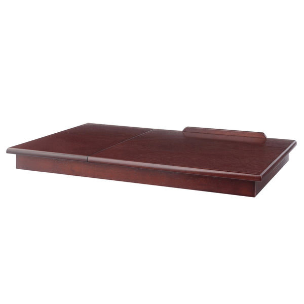 Winsome Wood Alden Portable Lap Desk With Adjustable Tilt Top, Storage Drawer, And Elegant Walnut Finish Walnut Solid ,Composite Wood 94623-winsome-wood