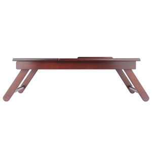 Winsome Wood Alden Portable Lap Desk With Adjustable Tilt Top, Storage Drawer, And Elegant Walnut Finish Walnut Solid ,Composite Wood 94623-winsome-wood