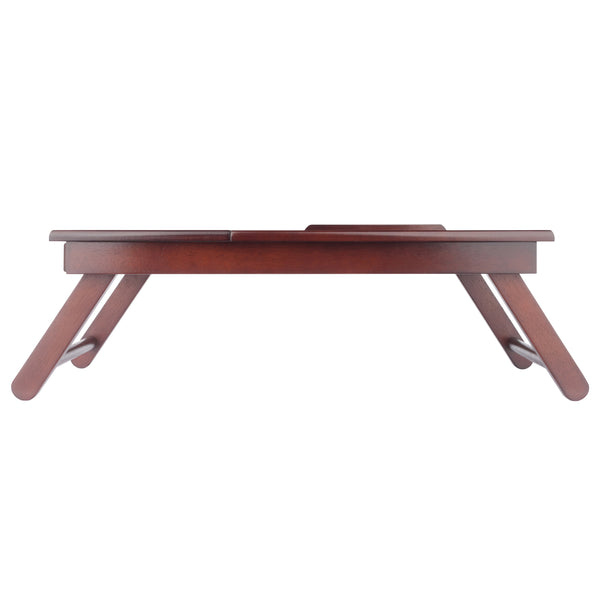 Winsome Wood Alden Portable Lap Desk With Adjustable Tilt Top, Storage Drawer, And Elegant Walnut Finish Walnut Solid ,Composite Wood 94623-winsome-wood