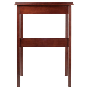 Winsome Wood Ronald High Desk, Ergonomic Walnut Design - Perfect For Home Office Or Kitchen Use With Storage Solutions Walnut Solid ,Composite Wood 94627-winsome-wood
