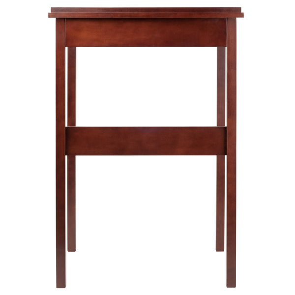 Winsome Wood Ronald High Desk, Ergonomic Walnut Design - Perfect For Home Office Or Kitchen Use With Storage Solutions Walnut Solid ,Composite Wood 94627-winsome-wood
